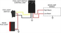 Fog Light Switch Control Unit Wiring Diagram